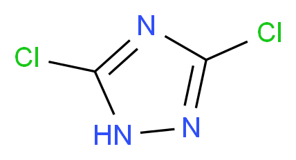 3,5-Dichloro-1H-1,2,4-triazole_分子结构_CAS_)