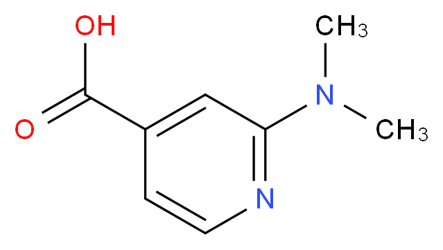 2-Dimethylamino-isonicotinic acid_分子结构_CAS_77314-81-9)