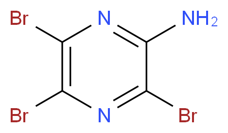 3,5,6-Tribromopyrazin-2-amine_分子结构_CAS_66490-61-7)