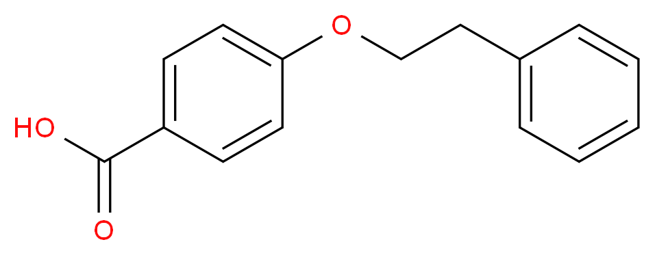 4-(2-Phenylethoxy)benzoic acid_分子结构_CAS_30762-06-2)