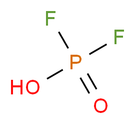 DIFLUOROPHOSPHORIC ACID_分子结构_CAS_13779-41-4)