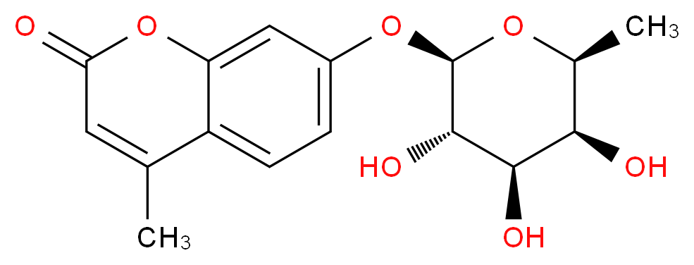 4-METHYLUMBELLIFERYL&beta;-L-FUCOSIDE_分子结构_CAS_72601-82-2)