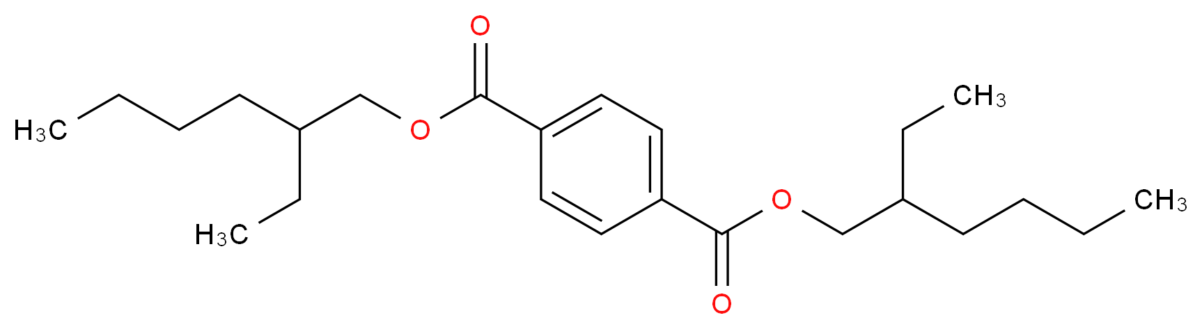 1,4-bis(2-ethylhexyl) benzene-1,4-dicarboxylate_分子结构_CAS_6422-86-2