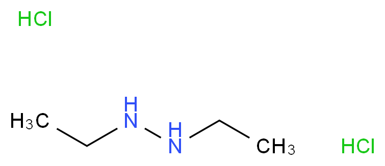 1，2-二乙基肼 二盐酸盐_分子结构_CAS_7699-31-2)
