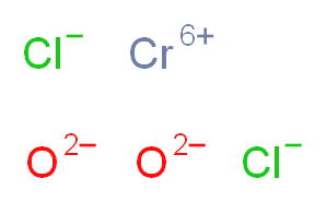 λ<sup>6</sup>-chromium(6+) ion dichloride dioxidandiide_分子结构_CAS_14977-61-8