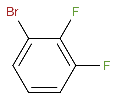1-溴-2,3-二氟苯_分子结构_CAS_38573-88-5)