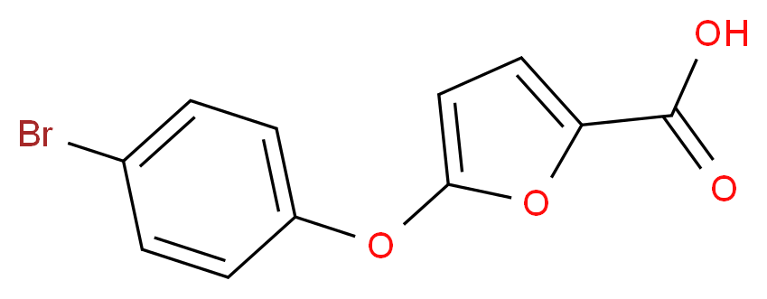 5-(4-bromophenoxy)furan-2-carboxylic acid_分子结构_CAS_73420-68-5