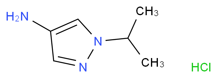 1-Isopropyl-1H-pyrazol-4-ylamine hydrochloride_分子结构_CAS_)