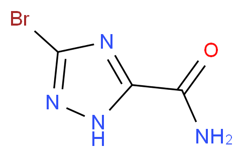 3-Bromo-1H-1,2,4-triazole-5-carboxamide_分子结构_CAS_)