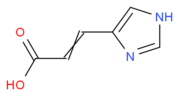 3-(4-imidazolyl)acrylic acid_分子结构_CAS_104-98-3)