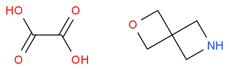 2-Oxa-6-azaspiro[3.3]heptane oxalate_分子结构_CAS_1159599-99-1)