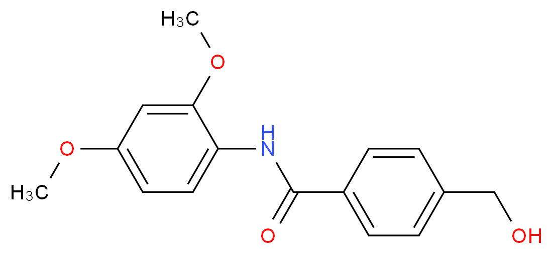 4-Methoxy-N-(2,4-dimethoxyphenyl)benzamide_分子结构_CAS_156086-10-1)