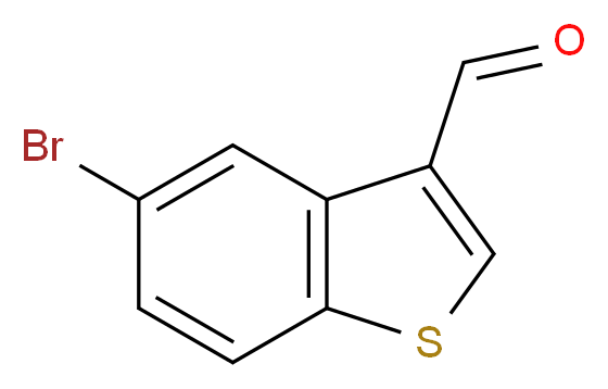 5-Bromobenzo[b]thiophene-3-carboxaldehyde 97%_分子结构_CAS_16296-72-3)