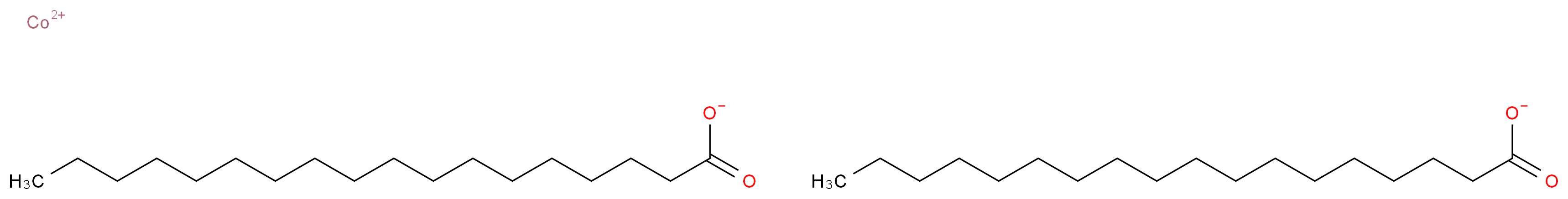 λ<sup>2</sup>-cobalt(2+) ion dioctadecanoate_分子结构_CAS_1002-88-6