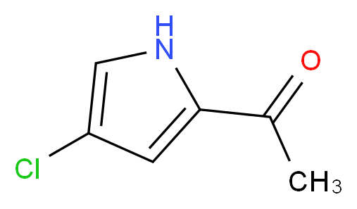 2-ACETYL-4-CHLOROPYRROLE_分子结构_CAS_51333-63-2)