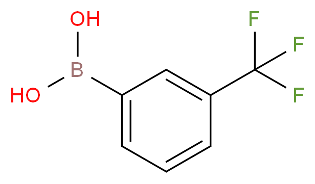 3-(Trifluoromethyl)benzeneboronic acid 98%_分子结构_CAS_1423-26-3)