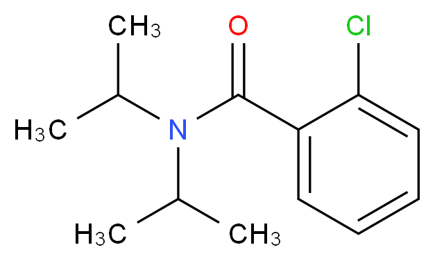 2-chloro-N,N-bis(propan-2-yl)benzamide_分子结构_CAS_70657-63-5