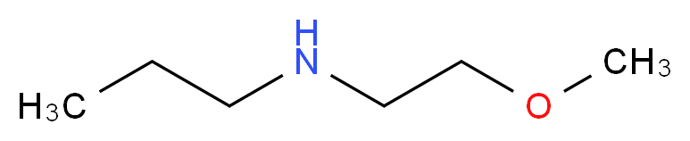 N-(2-Methoxyethyl)-N-propylaMine_分子结构_CAS_43175-57-1)