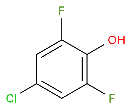 4-Chloro-2,6-difluorophenol_分子结构_CAS_164790-68-5)