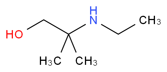 2-(ethylamino)-2-methylpropan-1-ol_分子结构_CAS_)