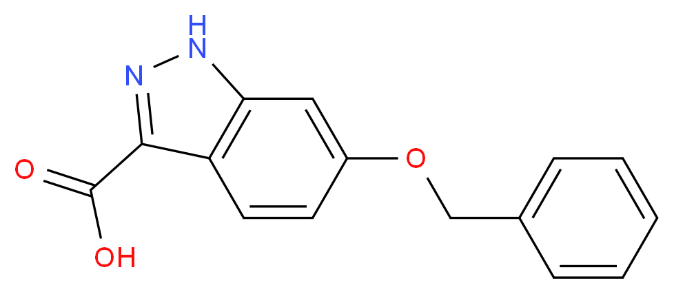6-(benzyloxy)-1H-indazole-3-carboxylic acid_分子结构_CAS_865887-11-2