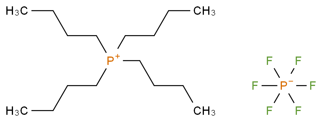 hexafluoro-λ<sup>5</sup>-phosphanuide; tetrabutylphosphanium_分子结构_CAS_111928-21-3