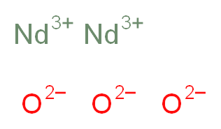 氧化钕(III), REacton&reg;_分子结构_CAS_1313-97-9)