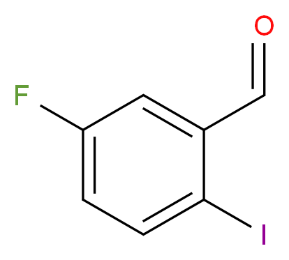 5-fluoro-2-iodobenzaldehyde_分子结构_CAS_877264-44-3