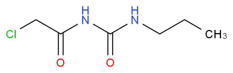 1-(2-Chloro-acetyl)-3-propyl-urea_分子结构_CAS_4791-26-8)