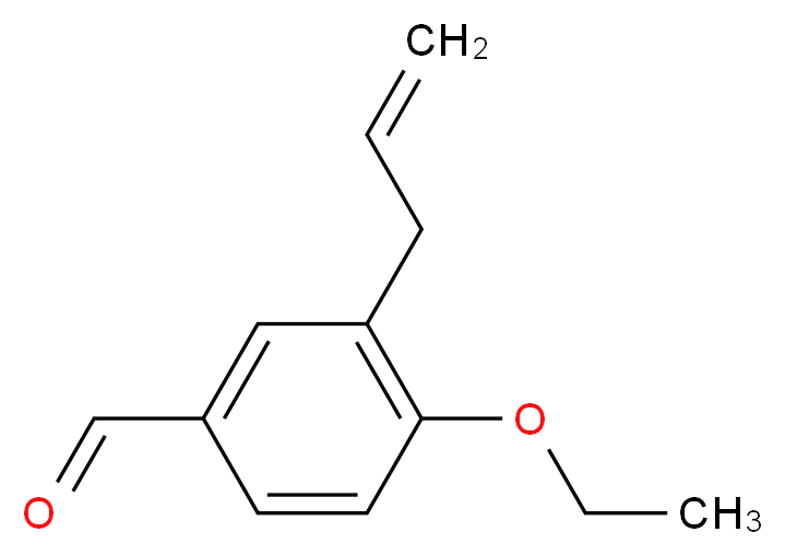 4-ethoxy-3-(prop-2-en-1-yl)benzaldehyde_分子结构_CAS_915922-34-8