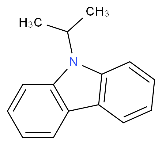 9-Isopropyl-9H-carbazole_分子结构_CAS_1484-09-9)