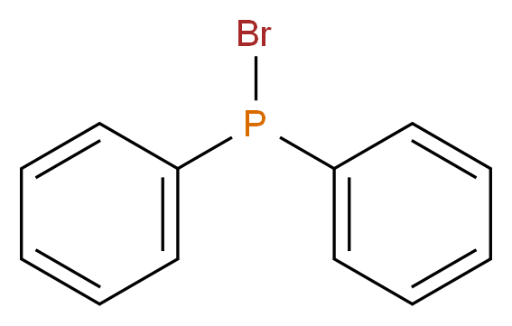 bromodiphenylphosphane_分子结构_CAS_1079-65-8