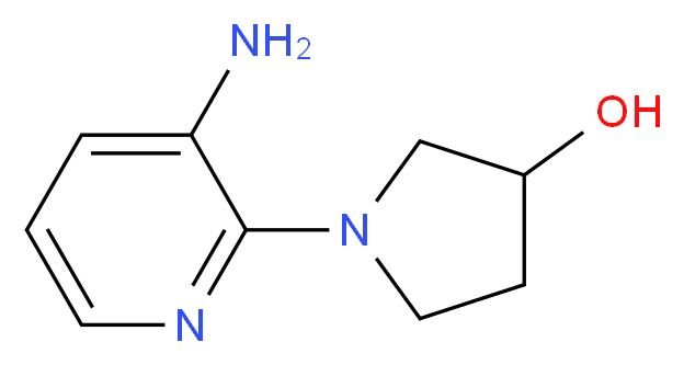 1-(3-Amino-2-pyridinyl)-3-pyrrolidinol_分子结构_CAS_)