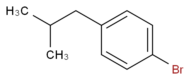 1-Bromo-4-isobutylbenzene_分子结构_CAS_2051-99-2)