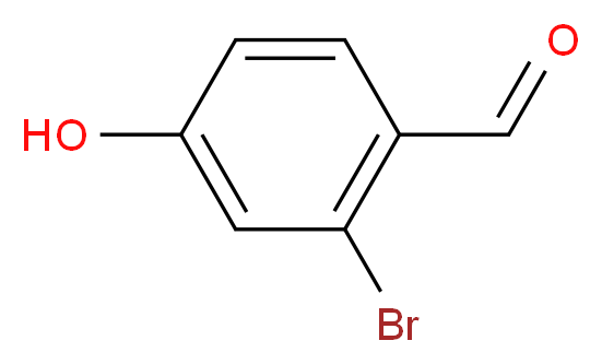 2-bromo-4-hydroxybenzaldehyde_分子结构_CAS_22532-60-1