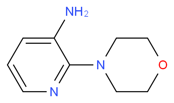 2-Morpholino-3-pyridinamine_分子结构_CAS_51627-47-5)