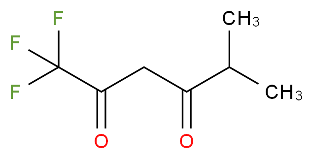 1,1,1-trifluoro-5-methylhexane-2,4-dione_分子结构_CAS_30984-28-2