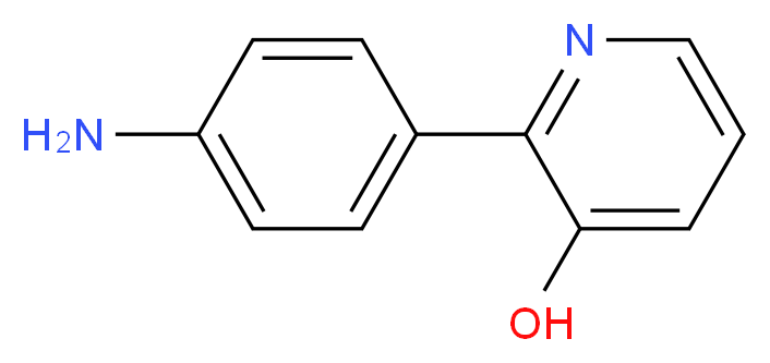 2-(4-aminophenyl)pyridin-3-ol_分子结构_CAS_30820-91-8