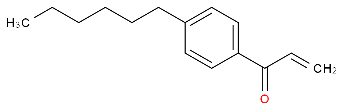 1-(4-Hexyphenyl)-2-propane-1-one_分子结构_CAS_131906-57-5)