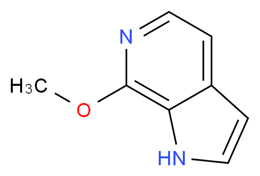 7-Methoxy-6-azaindole_分子结构_CAS_160590-40-9)