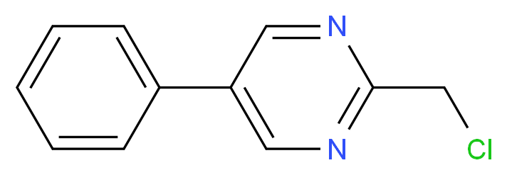 2-(CHLOROMETHYL)-5-PHENYL-PYRIMIDINE_分子结构_CAS_147937-38-0)