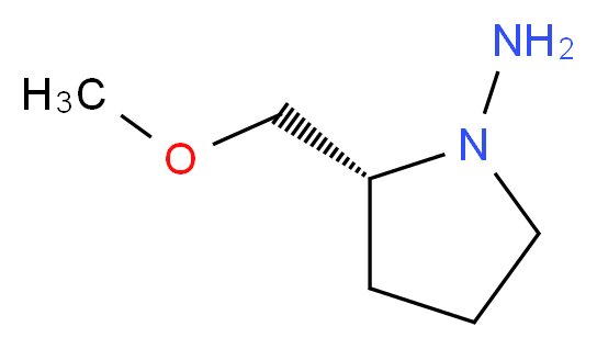 (R)-(+)-1-氨基-2-(甲氧基甲基)吡咯烷_分子结构_CAS_72748-99-3)