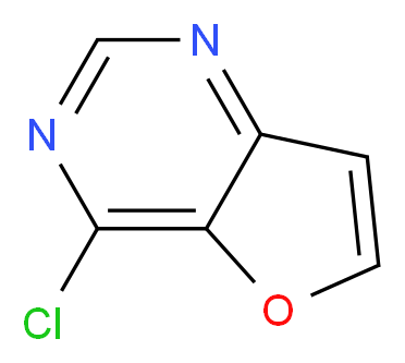 4-Chlorofuro[3,2-d]pyrimidine_分子结构_CAS_655255-09-7)