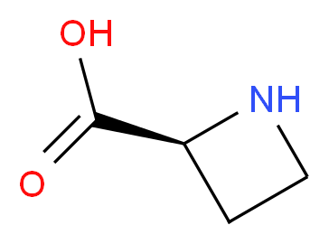 (2S)-azetidine-2-carboxylic acid_分子结构_CAS_2133-34-8