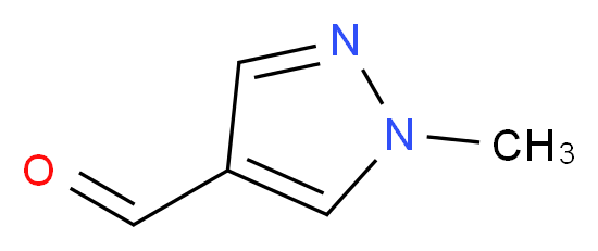 1-methyl-1H-pyrazole-4-carbaldehyde_分子结构_CAS_25016-11-9