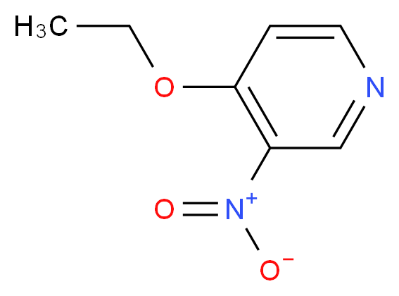 4-Ethoxy-3-nitropyridine_分子结构_CAS_1796-84-5)