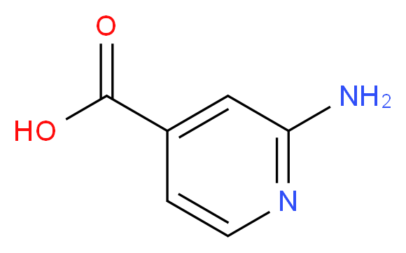 2-Aminopyridine-4-carboxylic acid_分子结构_CAS_)