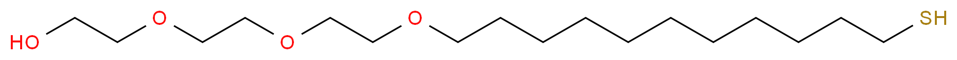 2-(2-{2-[(11-sulfanylundecyl)oxy]ethoxy}ethoxy)ethan-1-ol_分子结构_CAS_130727-41-2