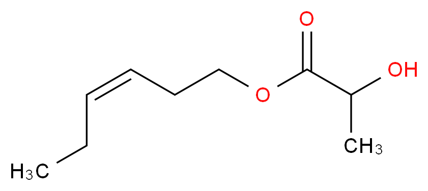 顺式-3-己烯醇乳酸酯_分子结构_CAS_61931-81-5)