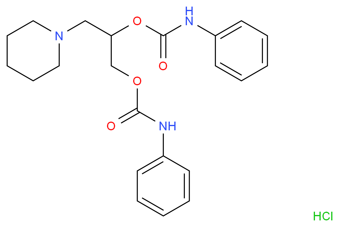 地哌冬 盐酸盐_分子结构_CAS_537-12-2)